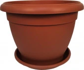 Горшок цветочный Le Jardin 2 d=25 1003-4 Терракот - КОЛОРЛОН ВТД Новосибирск