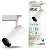 ***Светильник трек Gauss 16W 1390lm 4000K 180-240V IP20 65*210мм белый угол 24 - КОЛОРЛОН ВТД Новосибирск