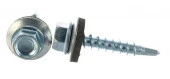 Саморез для крепления кровли, сверло, цинк 5,5х 25 кор. с ок. - 60 шт. SteelRex - КОЛОРЛОН ВТД Новосибирск