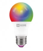 Лампа сд LED-A60-RGBW-SMART 15Вт 230В димм. Е27 3000-6500К 1450Лм IN HOME - КОЛОРЛОН ВТД Новосибирск