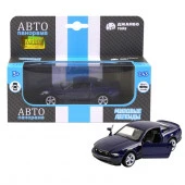 JB1200129ТМ "Автопанорама"  Машинка металл. 1:43 Ford Mustang GT, синий, инерция, откр. двери, в/к 1 - КОЛОРЛОН ВТД Новосибирск