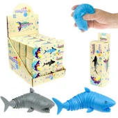 Т23266 1TOY Гремушка акула 20.5*6cm, 2 цв.в асс., в кор., 12 шт в д.б - КОЛОРЛОН ВТД Новосибирск