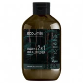 ECOLATIER URBAN  Шампунь-гель мужской 2 в 1 КИПАРИС И ЗЕЛЕНЫЙ ЧАЙ, 600мл - КОЛОРЛОН ВТД Новосибирск