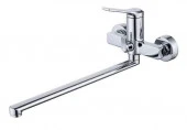 Смеситель для ванны с длинным изливом, глянцевый хром, Parker, IDDIS, PARSB02i10WA - КОЛОРЛОН ВТД Новосибирск