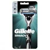 Gillette Mach 3 станок+1 кассета - КОЛОРЛОН ВТД Новосибирск