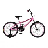 CR-B2-0220PK Детский велосипед City-Ride Spark , рама сталь , диск 20 сталь , цвет розовый акц - КОЛОРЛОН ВТД Новосибирск