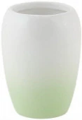 Стакан Gradient бело-зеленый, керамика  SWTK-3100GR-C - КОЛОРЛОН ВТД Новосибирск