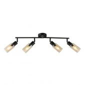 Спот Escada 10172/4 E14*40W Black/Amber - КОЛОРЛОН ВТД Новосибирск