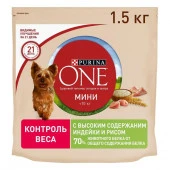 1,5КГ СУХОЙ КОРМ PURINA Д/C МИНИ ИНДЕЙКА  517142 - КОЛОРЛОН ВТД Новосибирск