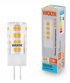 5W Лампа LED  WOLTA WSTD-JC-220V5W6KG4-C КАПСУЛА JC 5Вт 460лм 6500K G4 - КОЛОРЛОН ВТД Новосибирск