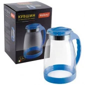 910116 Кувшин Mallony Brocca-2500 из жаропрочного стекла с пластиковой ручкой - КОЛОРЛОН ВТД Новосибирск