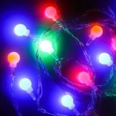 СНОУ БУМ Гирлянда эл. 3м, 14LED, с насадкой шар d15мм, мультицвет, 8 реж, ПВХ прозрач., 220В - КОЛОРЛОН ВТД Новосибирск