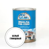 ЭКСПЕРТ Эмаль ПФ-115 глянц белая (0,8кг; 6шт) - КОЛОРЛОН ВТД Новосибирск