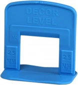 Зажим "Ворота" 2,5 мм DECOR LEVEL 100 шт - КОЛОРЛОН ВТД Новосибирск