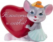 Декоративная фигурка Мышь-Любовь из полирезины / 7,5х11х5см арт.80303 - КОЛОРЛОН ВТД Новосибирск