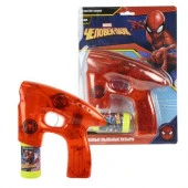 Т115201toy Marvel Человек Паук, мыл. пистолет, светится в темноте, звук, бут. 45 мл, блистер - КОЛОРЛОН ВТД Новосибирск