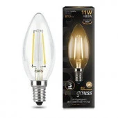 Лампа Gauss Filament Свеча 11W 810lm 2700К Е14 LED - КОЛОРЛОН ВТД Новосибирск