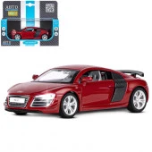 JB1251311 ТМ "Автопанорама" Машинка метал 1:32 Audi R8 GT, красный, инерция, свет, звук, откр. двери - КОЛОРЛОН ВТД Новосибирск
