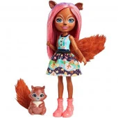 FMT61Игрушка Enchantimals Кукла с питомцем - Санча Белка - КОЛОРЛОН ВТД Новосибирск