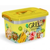 Контейнер д/шашлыка 6,5л "Grill Menu"  С80996 - КОЛОРЛОН ВТД Новосибирск