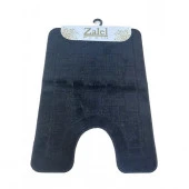 Коврик под унитаз Zalel  B 57*80 BLACK черный - КОЛОРЛОН ВТД Новосибирск