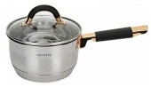 Sr0289  Ковш с крышкой Servitta 1,8 литра серия Nero Rosa - КОЛОРЛОН ВТД Новосибирск