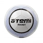 Мяч футбольный Atemi ROCKET, PVC бел/син., р.5, м/ш, дет.,330-350г (0,4-0,5 bar) - КОЛОРЛОН ВТД Новосибирск