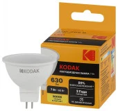Лампочка LED MR16-7W-830-GU5.3 GU5.3 7Вт софит теплый белый - КОЛОРЛОН ВТД Новосибирск