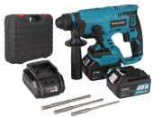 * PROFIPOWER Аккумуляторный перфоратор беcщеточный MKDHR-18V, Li-ion-1шт, 4.0Ач, 1,9Дж, 3 реж, кейс - КОЛОРЛОН ВТД Новосибирск