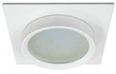 Точка 15W 230V GX53, IP44, белый, квадрат, без лампы, DL505 - КОЛОРЛОН ВТД Новосибирск