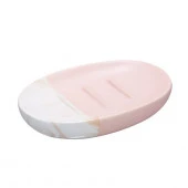 Trendy Мыльница настольная, керамика, розовая, Trendy FOR-TR036 - КОЛОРЛОН ВТД Новосибирск
