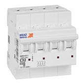 KEAZ 4P C 32А 4.5кА Автомат OptiDin BM63 326824 - КОЛОРЛОН ВТД Новосибирск