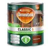 Защитно-декоративная пропитка Omnitex Classic S Красное дерево 2,5л - КОЛОРЛОН ВТД Новосибирск