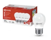 11W LED-ШАР-VC 4PACK 11Вт 230В Е27 4000К 1050Лм (4шт./упак) IN HOME - КОЛОРЛОН ВТД Новосибирск