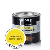 HUSKY-KLONDIKE Краска по металлу глянцевая светло-желтая RAL 1018  (250мл; 6шт) - КОЛОРЛОН ВТД Новосибирск
