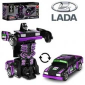 JB0405299 AUTODRIVE_LADA 2105_машинка-робот фрикц.13,5см,одной кноп.трансф.в роб, в/к 13,5*6,5*5,5 - КОЛОРЛОН ВТД Новосибирск