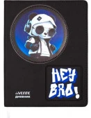 Дневник 1-11кл. deVENTE тв.обл. "Hey Bro" 2020612 кож.зам.,бел.бум.,аппл.,шелкогр. - КОЛОРЛОН ВТД Новосибирск