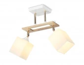 Люстра TR9501/2 WH/FGD/FR белый/золото/белый матовый E27/2 max 40W 510*100*270 - КОЛОРЛОН ВТД Новосибирск