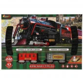 319325 Железная дорога свет-звук, длина пути 242, кор.41,4*28,4*6см ИГРАЕМ ВМЕСТЕ в кор.2*24шт - КОЛОРЛОН ВТД Новосибирск
