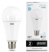 25W Лампа Gauss Elementary A70 2150lm 6500K E27 LED - КОЛОРЛОН ВТД Новосибирск