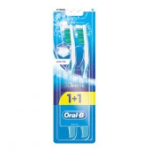 ORAL_B Зубная щетка 3D White Отбеливание 40 средняя 1+1шт - КОЛОРЛОН ВТД Новосибирск