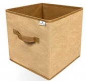 Коробка для хранения 30x30x30 БЕЖЕВЫЙ - КОЛОРЛОН ВТД Новосибирск
