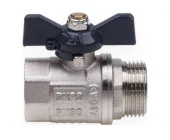 Кран шаровый 3/4"г/ш,  бабочка, AQUALINK - КОЛОРЛОН ВТД Новосибирск