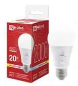 Лампа сд LED-A60-VC 20Вт 230В Е27 2000Лм 3ССТ 3000/4000/6500К с перекл IN HOME - КОЛОРЛОН ВТД Новосибирск