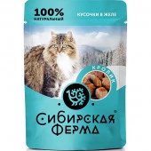 Сибирская ферма влаж.д/кошек 85г кролик в желе - КОЛОРЛОН ВТД Новосибирск