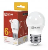 6W сд LED-ШАР-VC 6Вт 230В Е27 3000К 570Лм IN HOME - КОЛОРЛОН ВТД Новосибирск
