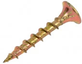Саморез ШСГД 3,8х25 (200 шт) желт. цинк - коробка с ок. - КОЛОРЛОН ВТД Новосибирск
