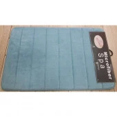 Коврик для ванной комнаты Memory stripes 50*80 Light-blue светло-голубой - КОЛОРЛОН ВТД Новосибирск