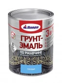 Грунт-эмаль '3 в 1' по ржавчине голубой Диола 0.8кг/жест. банка - КОЛОРЛОН ВТД Новосибирск
