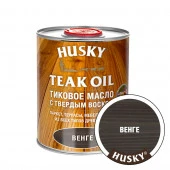 HUSKY Тиковое масло с твердым воском Венге (0,9л; 6шт) - КОЛОРЛОН ВТД Новосибирск